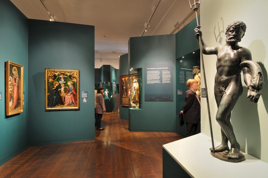 Ausstellungsgestaltung Bayern – Italien, Maximilianmuseum