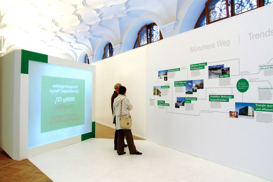 Ausstellungsgestaltung Zukunft findet Stadt